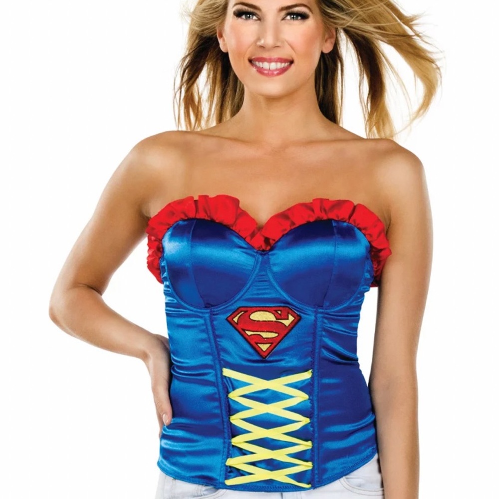 DC Comics Supergirl Corset Costume NWT SIZE MEDIUM